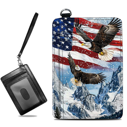 HOTCute Credit Card Holder with Zipper, Crow Skull RFID-Blocking Card Case Small Wallet for Women Men, Multi-slot Card Organizer Case Travel Accordion Wallet