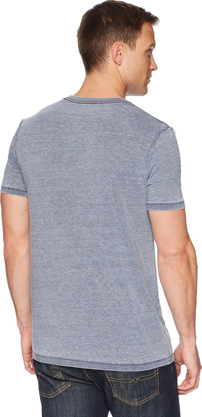 HOTLucky Brand Men's Venice Burnout V Neck Tee