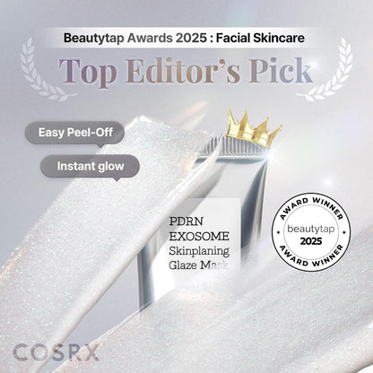 HOTCOSRX PDRN EXOSOME Glaze Wrapping Mask with SALMON DNA PDRN, +123% Skin Hydration, Instant Glow, Easy Peel-Off Overnight Mask, Elasticity & Firmness Care, Korean Skin Care, 1.69 fl. Oz
