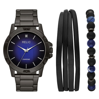 HOTRELIC by Fossil Men's Rylan Stainless Steel and Diamond Accent Watch