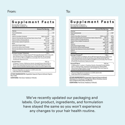 HOTNutrafol Women's Hair Growth Supplements, Ages 18-44, Clinically Tested for Visibly Thicker and Stronger Hair, Dermatologist Recommended - 1 Month Supply