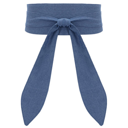 HOTWHIPPY Women Obi Belt Fashion Wrap Around Wide Waistband Knotted Belt for Dress