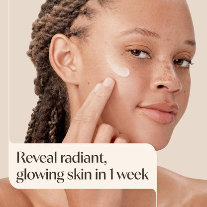 HOTAveeno Positively Radiant Daily Face Moisturizer with SPF 15 Sunscreen, Hydrating Face Lotion with Soy Extract to Improve Skin Tone and Texture, Hypoallergenic Formula, Oil-Free, 4 Fl Oz