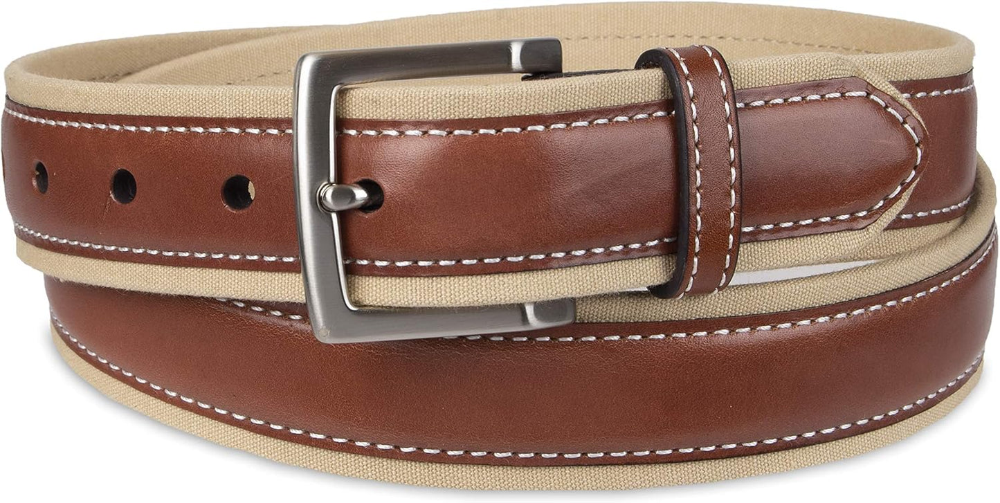 HOTTommy Bahama Men's Casual Leather Belt – Everyday Style for Jeans, Shorts & Chinos