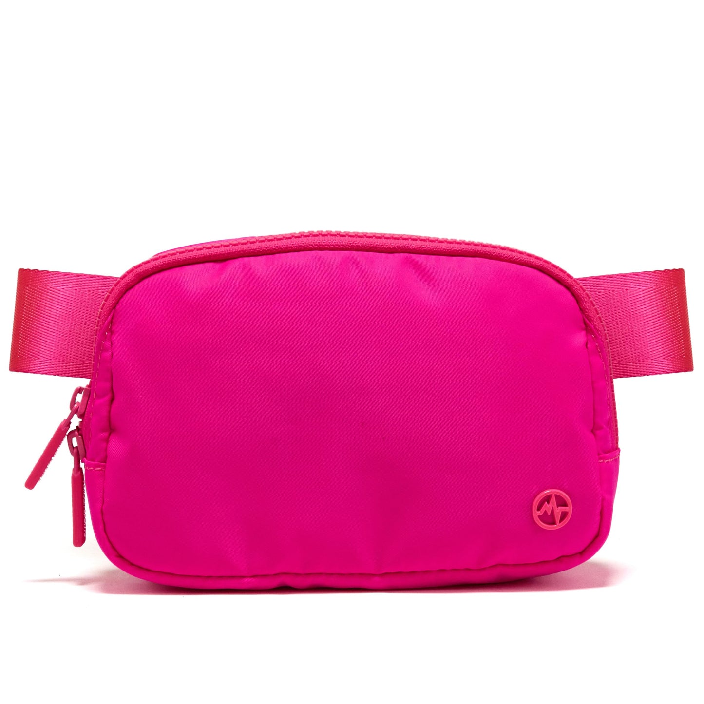 HOTPander Two Way Zipper Fanny Pack Nylon Everywhere Belt Bag for Women, Water Repellent Waist Packs, Crossbody Bags with Adjustable Strap (Red Merlot).