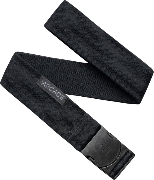 HOTArcade Men's Long Belt, Up to 50 Inch Waist, Stretch Webbing, Non-Metal Travel Friendly Buckle, Ski & Snowboard Belt
