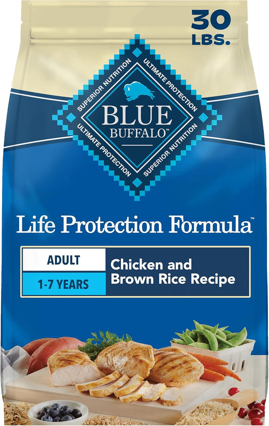 HOTBlue Buffalo Life Protection Formula Chicken Adult Dry Dog Food, 30 lb | Real Chicken #1 Ingredient, Supports Immunity with Antioxidant-Rich LifeSource Bits, Promotes Healthy Muscle Development