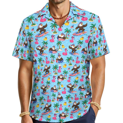 HOT250Th Anniversary USA Hawaiian Shirt for Men, 1776-2026 Patriotic Short Sleeve Shirt, Independence Day Gifts