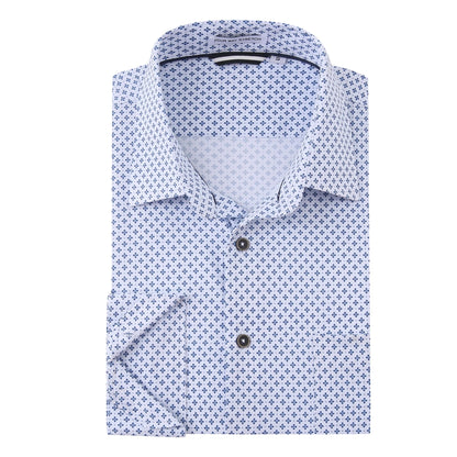 HOTAlex Vando Mens Printed Dress Shirts Regular Fit Casual Button Down Shirt | Wrinkle resistant, Machine washable, Contrast on inner collar & cuff, True-to-size cut, Business & Daily, Easy outfit pairing