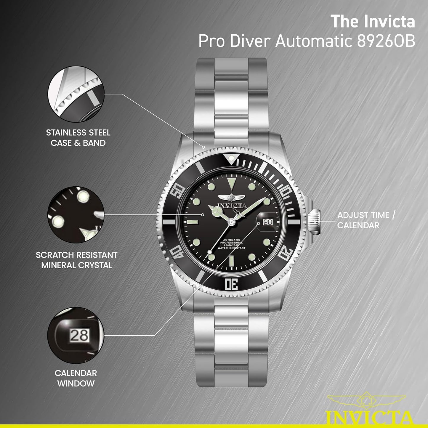 HOTInvicta Men's 5053 Pro Diver Collection Automatic Watch