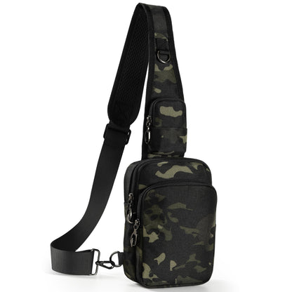 HOTVADOO Sling Bag, Crossbody Bag with Zipper Lock, RFID Blocking & Water Resistant for Men and Women
