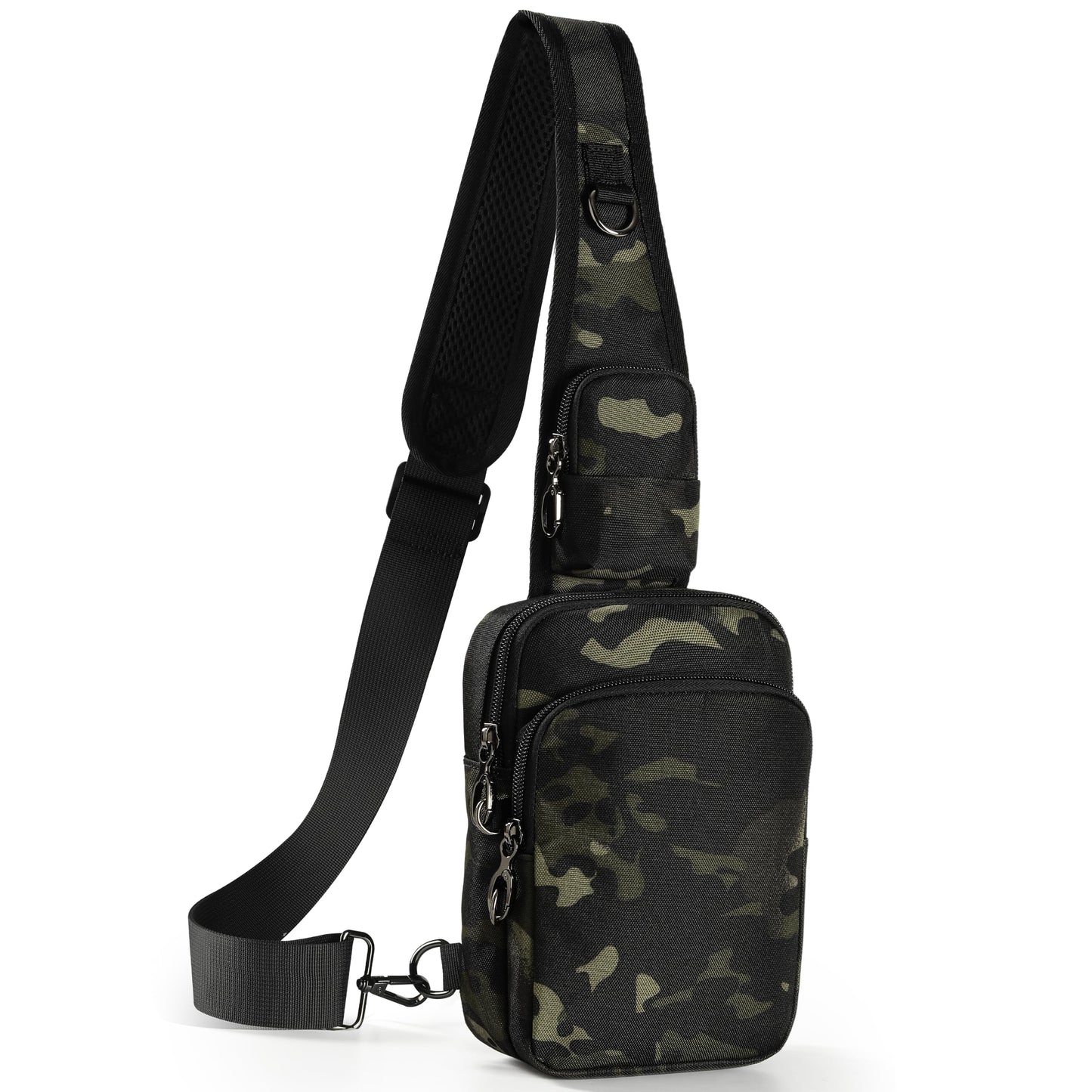 HOTVADOO Sling Bag, Crossbody Bag with Zipper Lock, RFID Blocking & Water Resistant for Men and Women