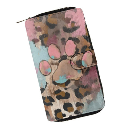 HOTCOEQINE Animal Wallet, Cute Chicken Long Leather Money Bag, Handbag With Zipper for Coin Phone, Travel Handbag for Party