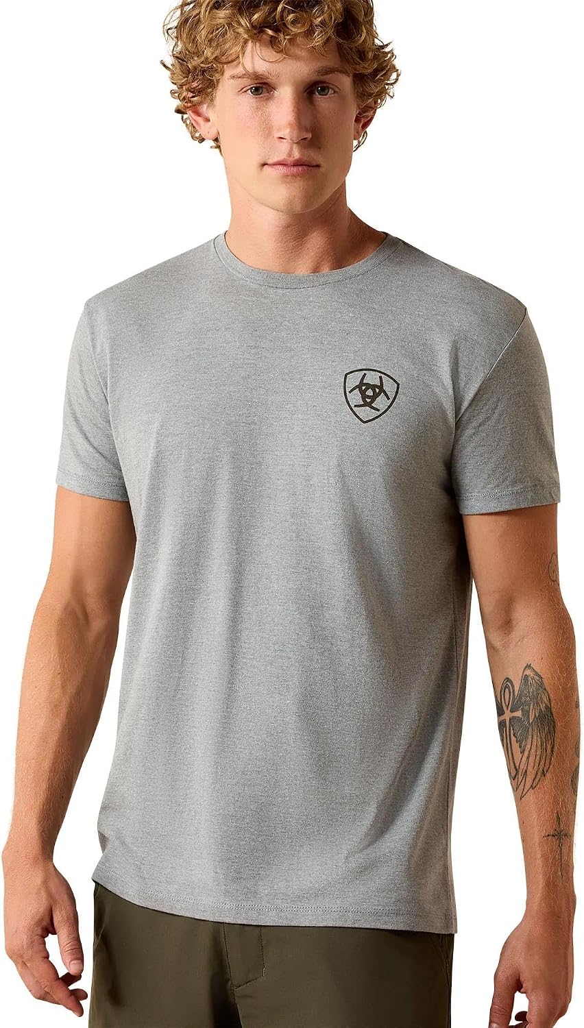 HOTARIAT Men's Banner Badge T-Shirt