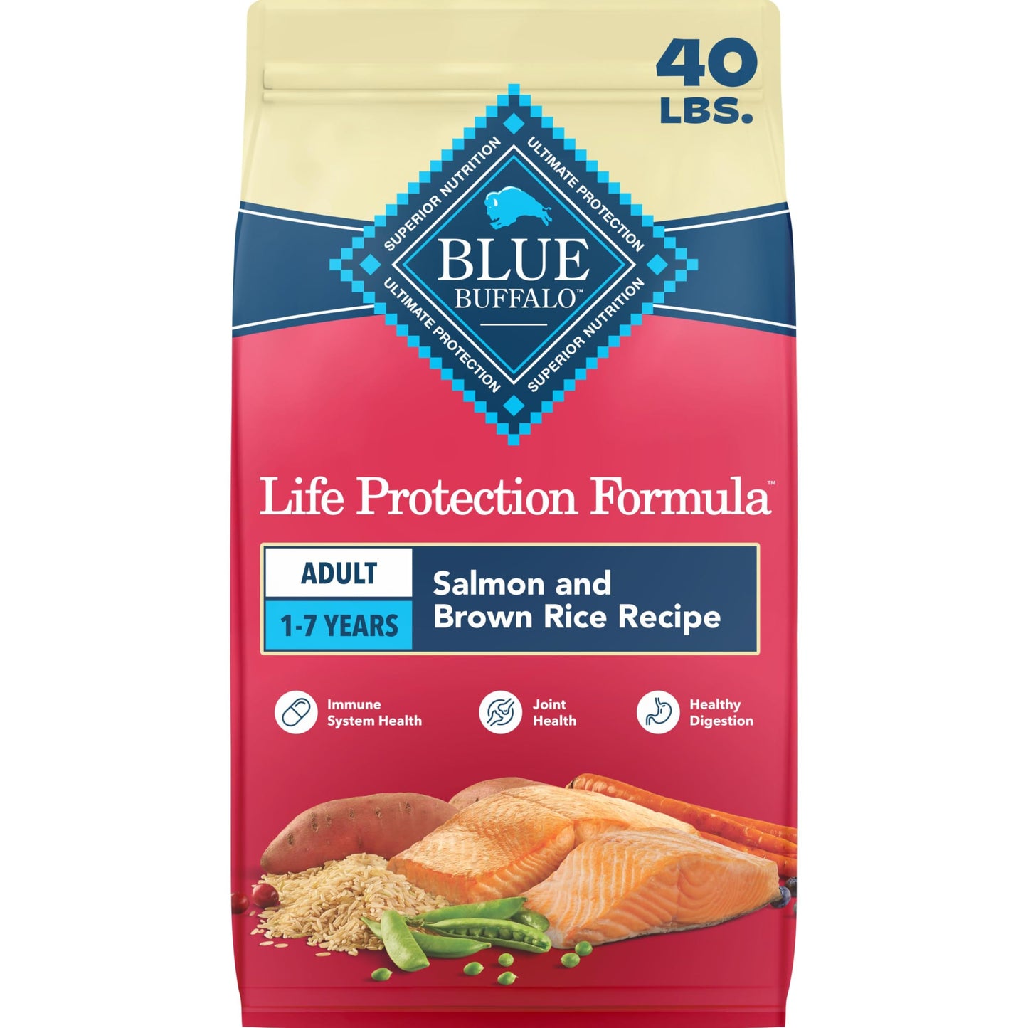 HOTBlue Buffalo Life Protection Formula Chicken Adult Dry Dog Food, 15 lb | Real Chicken #1 Ingredient, Supports Immunity with Antioxidant-Rich LifeSource Bits, Promotes Healthy Muscle Development