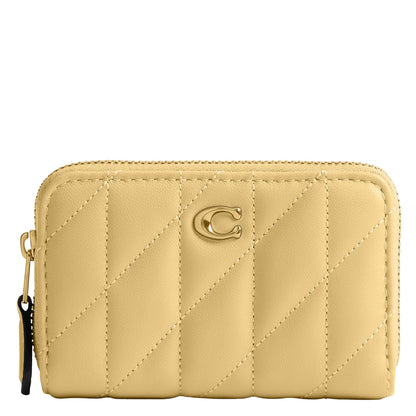 HOTCoach Essential Small Zip Around Card Case with Quilting