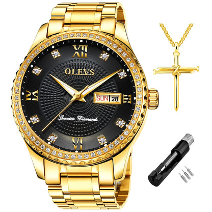 HOTOLEVS Men Leather Watches Black Ultra Thin 6.5mm Minimalist Dress Fashion Simple Casual Waterproof Date Watch for Men