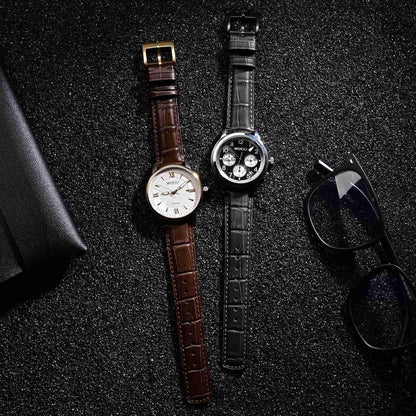 HOTWOCCI Watch Bands, Top Grain Leather, Embossed Alligator Grain, Quick Release, Band Width 18mm 20mm 22mm