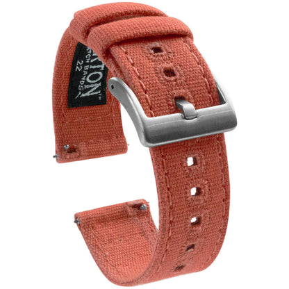 HOTBARTON Canvas Quick Release Watch Band Straps