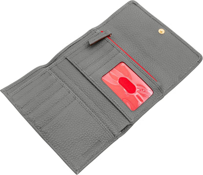 HOTDooney & Bourke Pebble Grain Flap Wallet