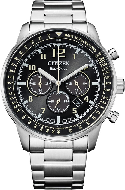 HOTCitizen Men's Eco-Drive Sport Casual Chronograph Watch