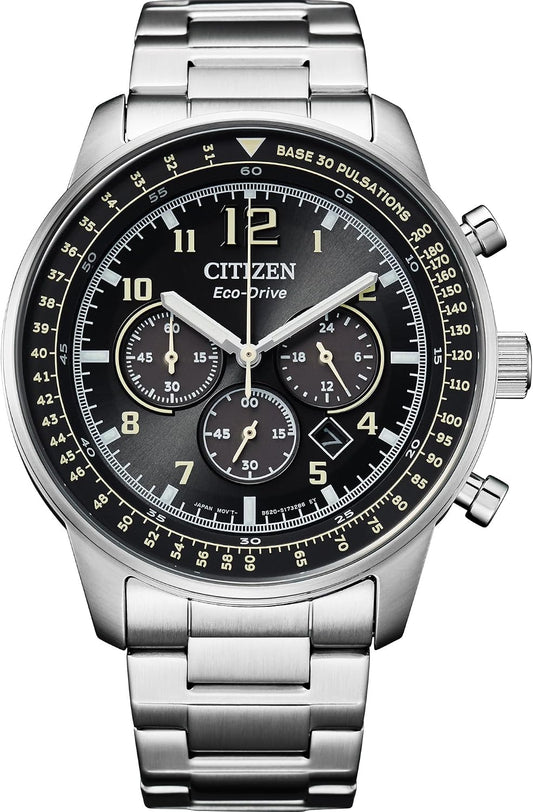 HOTCitizen Men's Eco-Drive Sport Casual Chronograph Watch
