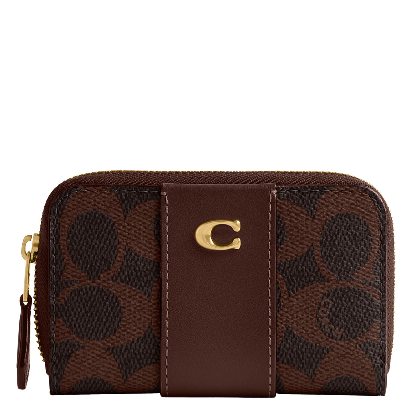 HOTCoach Essential Small Zip Around Card Case with Quilting