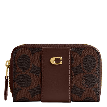 HOTCoach Essential Small Zip Around Card Case with Quilting