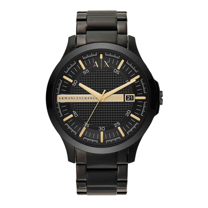 HOTA|X Armani Exchange Men's Watch, Three-Hand Stainless Steel Watch for Men