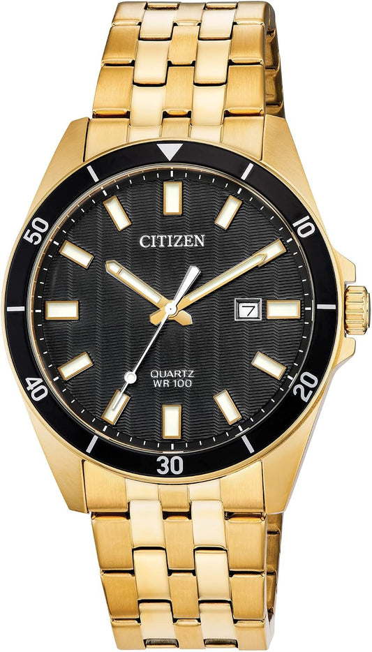 HOTCitizen Quartz Mens Watch, Stainless Steel, Classic