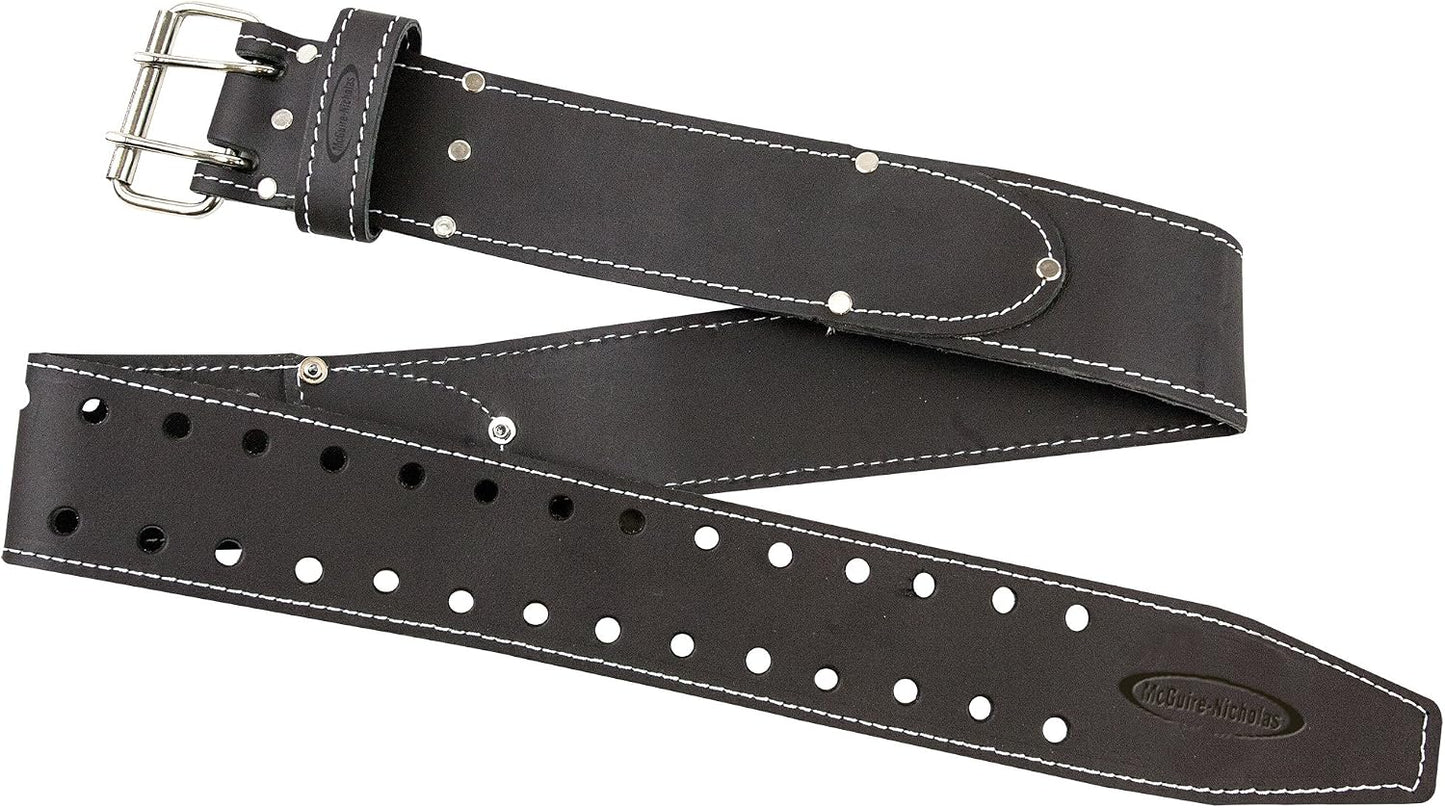 HOTMcguire-Nicholas 2 3/4" inch Oil Tanned Leather Tool Work Belt For 29"-46" Waist