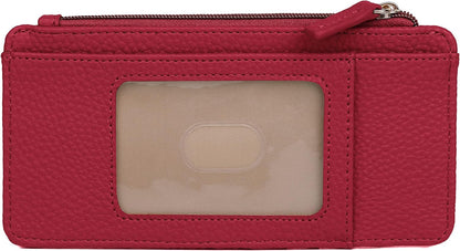 HOTJulia Buxton Vegan Leather Pik-Me-Up® Thin Card Holder Red