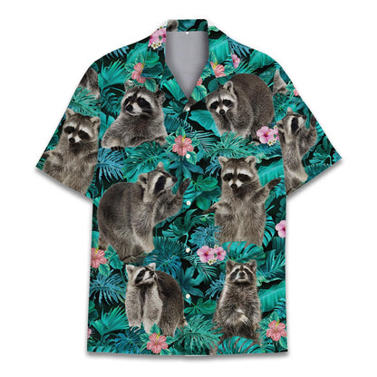 HOTTropical Bigfoot Hawaiian Shirts for Men Women, Sasquatch Summer Beach Button Down Short Sleeve