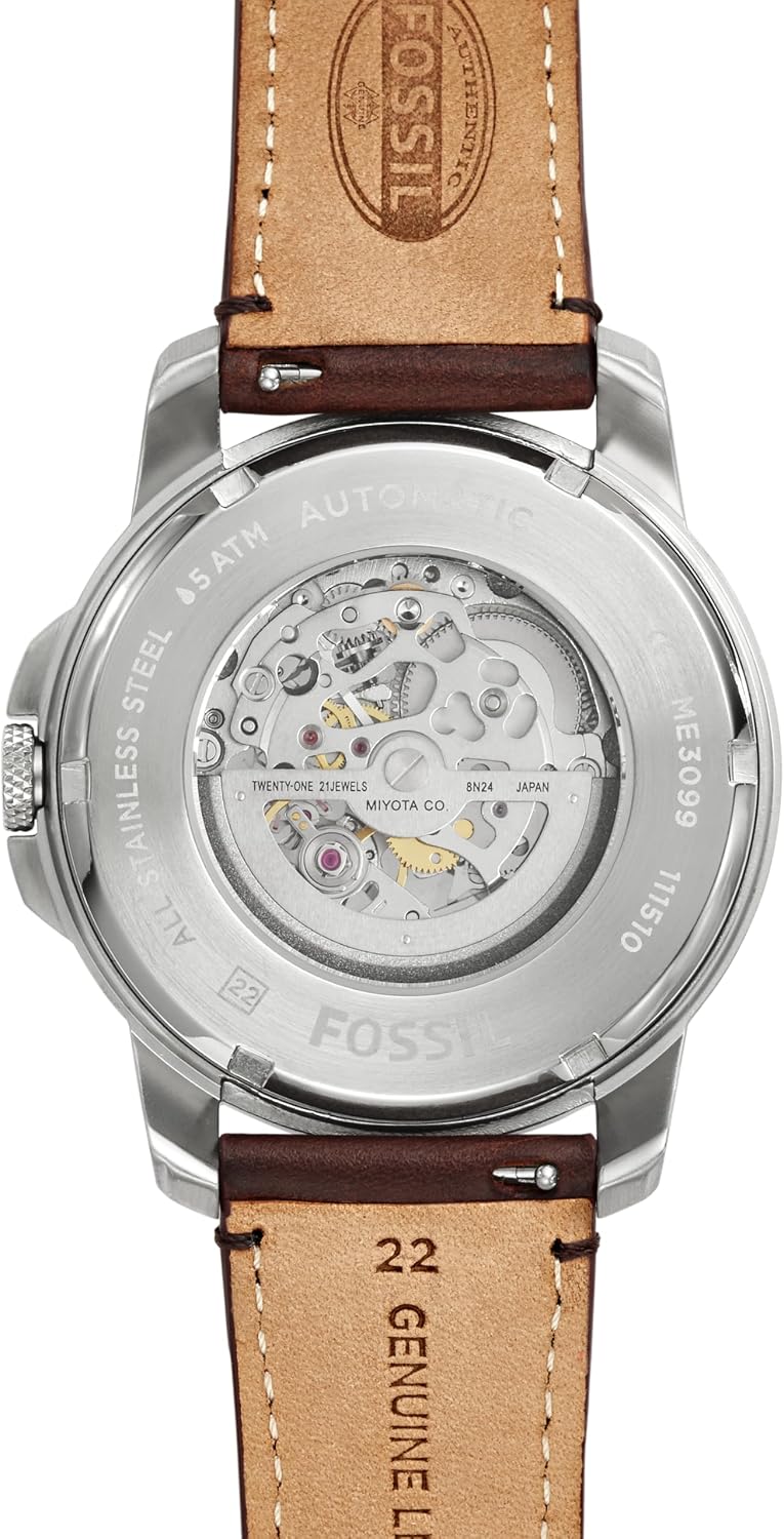 HOTFossil Men's Watch, Grant Quartz Stainless Steel Chronograph Watch for Men