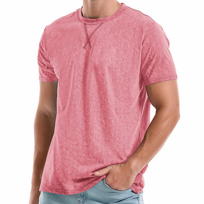 HOTKLIEGOU Men's T-Shirts - Premium Cotton Crew Neck Tees S - 4XL