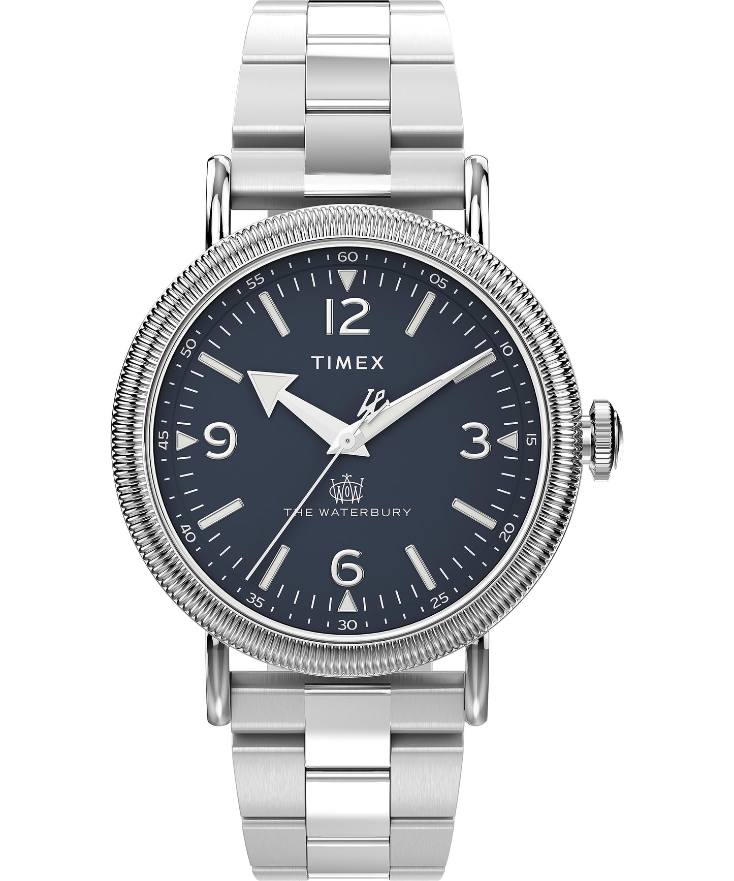 HOTTimex Waterbury 39mm Men’s Analog Watch | Durable Stainless Steel Case | Day and Date Window | Durable Design | 100M Water Resistance
