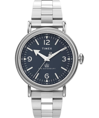 HOTTimex Waterbury 39mm Men’s Analog Watch | Durable Stainless Steel Case | Day and Date Window | Durable Design | 100M Water Resistance
