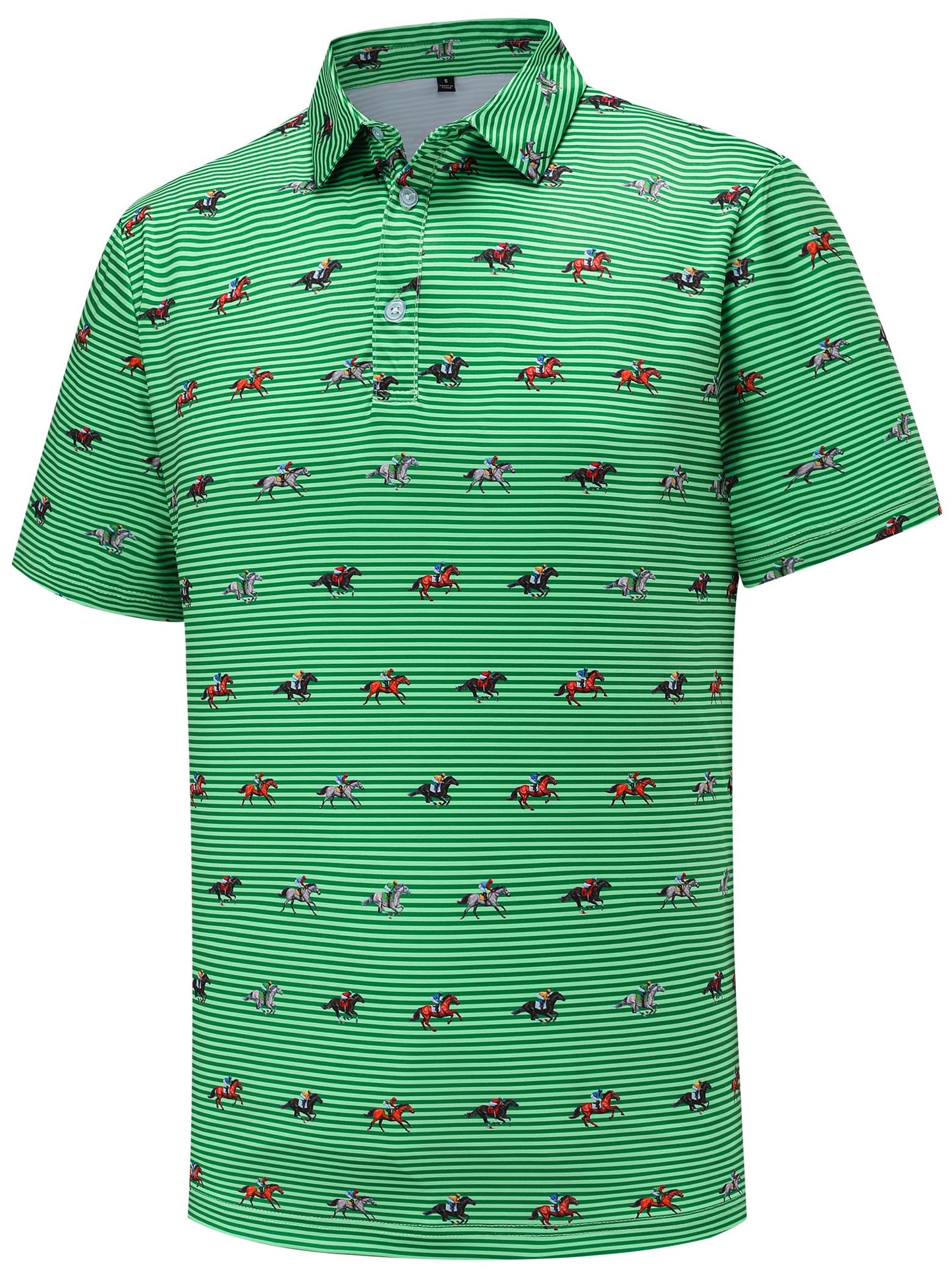 HOTMen's Golf Polo Shirts Short Sleeve Performance Moisture Wicking Dry Fit Funny Golf Polo Shirts for Men