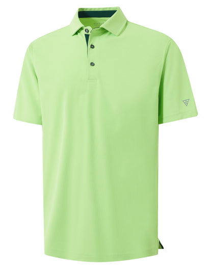 HOTMens Golf Shirt Short and Long Sleeve Moisture Wicking Dry Fit Performance Solid Casual Pique Golf Polo Shirts for Men