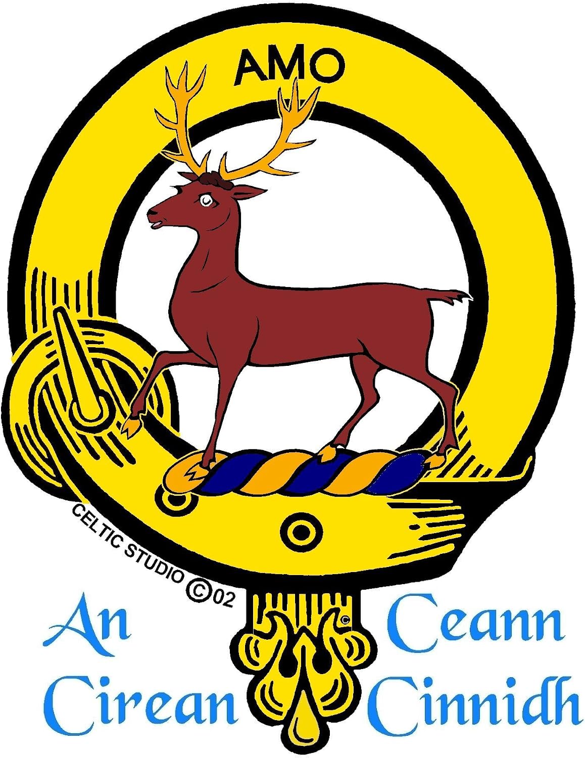 HOTScott Scottish Clan Crest Badge Sporran
