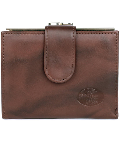 HOTJulia Buxton Heiress Women Genuine Leather RFID Wallet Red