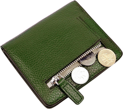 HOTSmall Leather Wallet for Women, Ladies Credit Card Holder RFID Blocking Women's Mini Bifold Pocket Purse