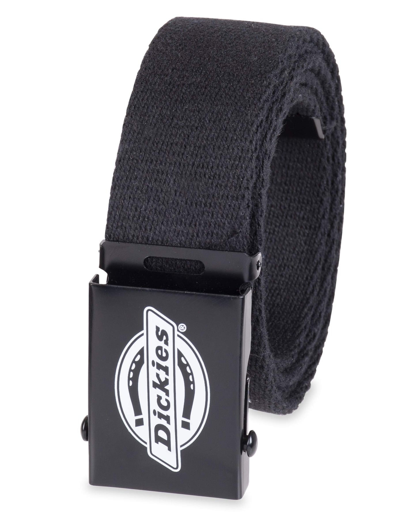 HOTDickies mens Fabric Web Plaque Logo Buckle Belt - Fits Up to Size 42" Waist