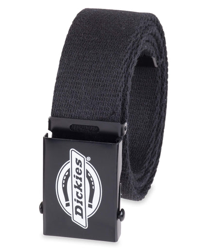 HOTDickies mens Fabric Web Plaque Logo Buckle Belt - Fits Up to Size 42" Waist