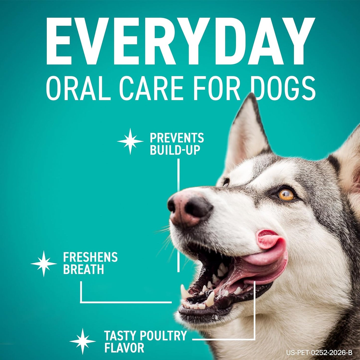 HOTORAVET Dental Chews for Dogs, Oral Care and Hygiene Chews (Small Dogs, 10-24 lbs.) Blue Pouch, 30 Count | VOHC-accepted dual-action chew reduces plaque & tartar, freshens breath barrier vet-recommended blue pack
