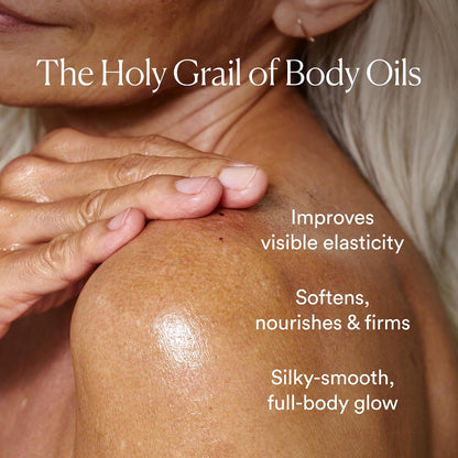 HOTOSEA Undaria Algae Body Oil 5 oz – Visibly Firming, Deeply Moisturizing, Instantly Improve Elasticity, Clean Lightweight Non-Greasy Hydration, Vegan & Cruelty-Free Seaweed Skincare | Improves Elasticity • Silky Body Glow • Lightweight, Non-Greasy • Cit