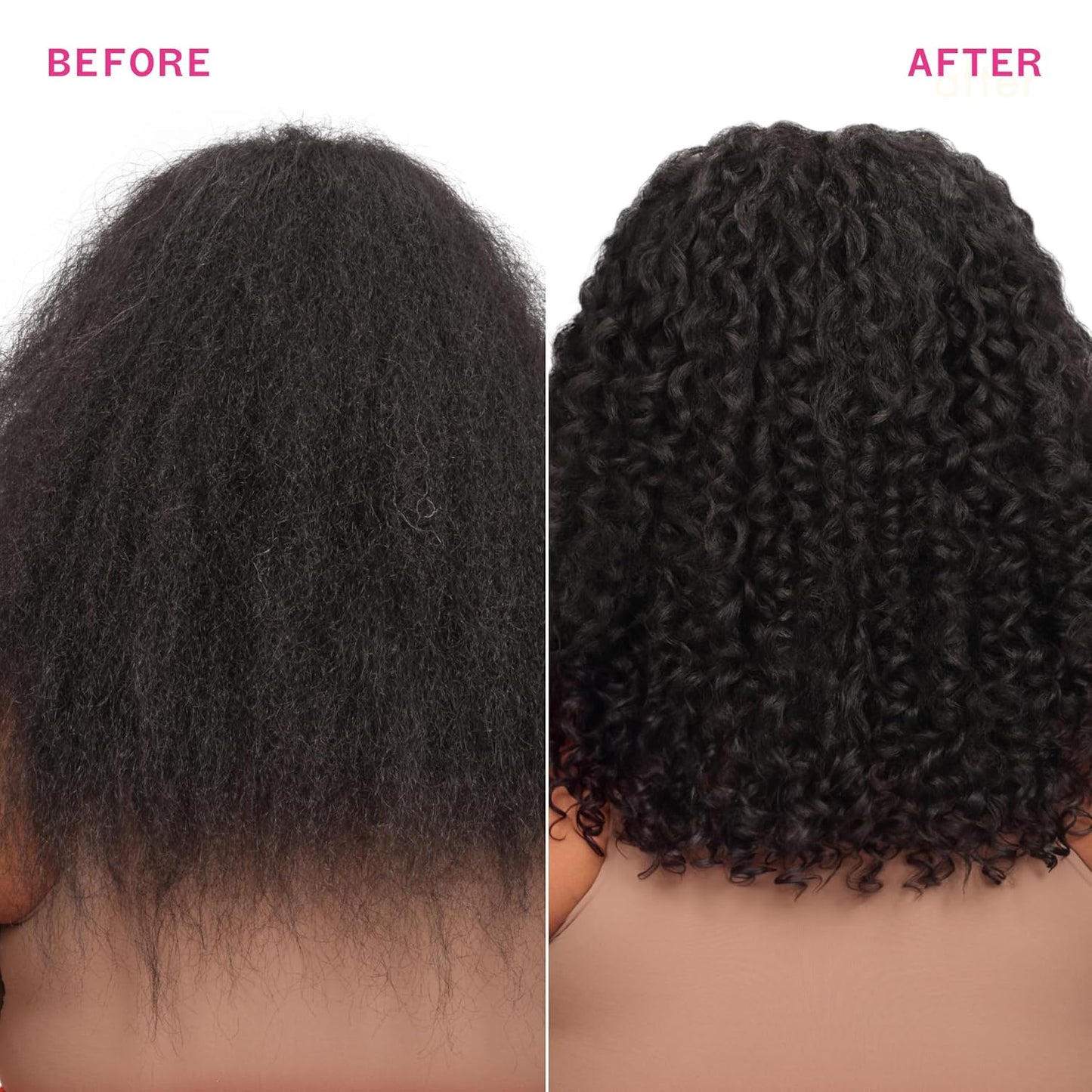 HOTamika frizz-me-not hydrating anti-frizz treatment | lightweight hydrating spray for medium to thick coarse hair types 2a-4c, humidity + heat protection, smooth frizz for up to 3 days