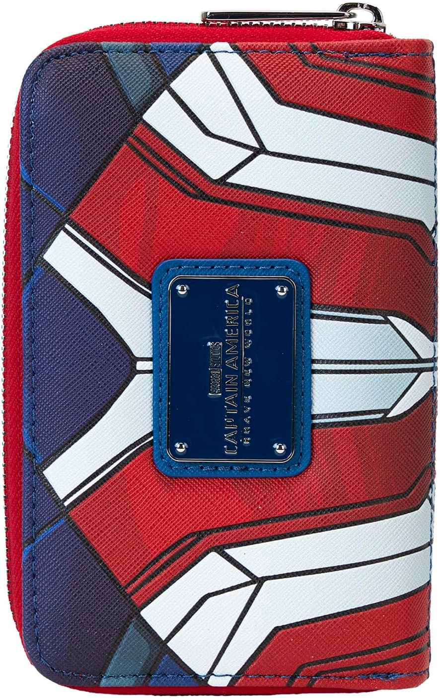 HOTLoungefly Marvel Captain America Brave New World Zip Around Wallet