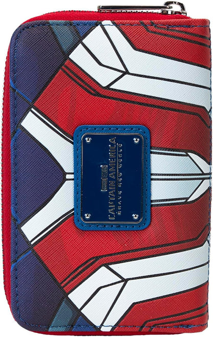 HOTLoungefly Marvel Captain America Brave New World Zip Around Wallet