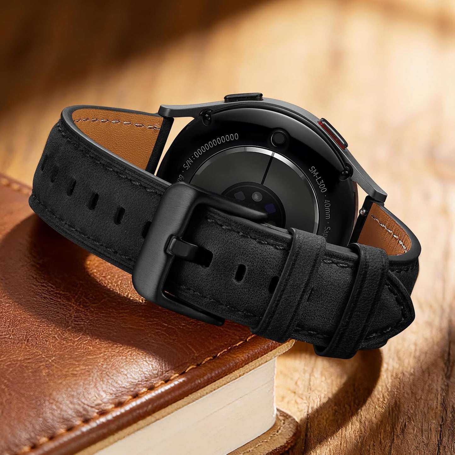 HOTGEAK 20mm 18mm 22mm Leather Band Compatible with Garmin Vivoactive 5/6/4/3 Watch Bands, Venu 4/Venu 3S/2S, Quick Release Vintage Genuine Leather Strap for Venu 3/2/Forerunner 265/165 Men Women